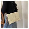 Woven Bag Straw Bag Fashion Underarm Bag Beach Wind Envelope Bag Flip Bag Woven Bag Crossbody Bag