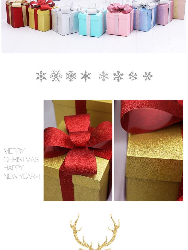 Festive Gift Box: Christmas, New Year & Spring Decorations for Tree & Display