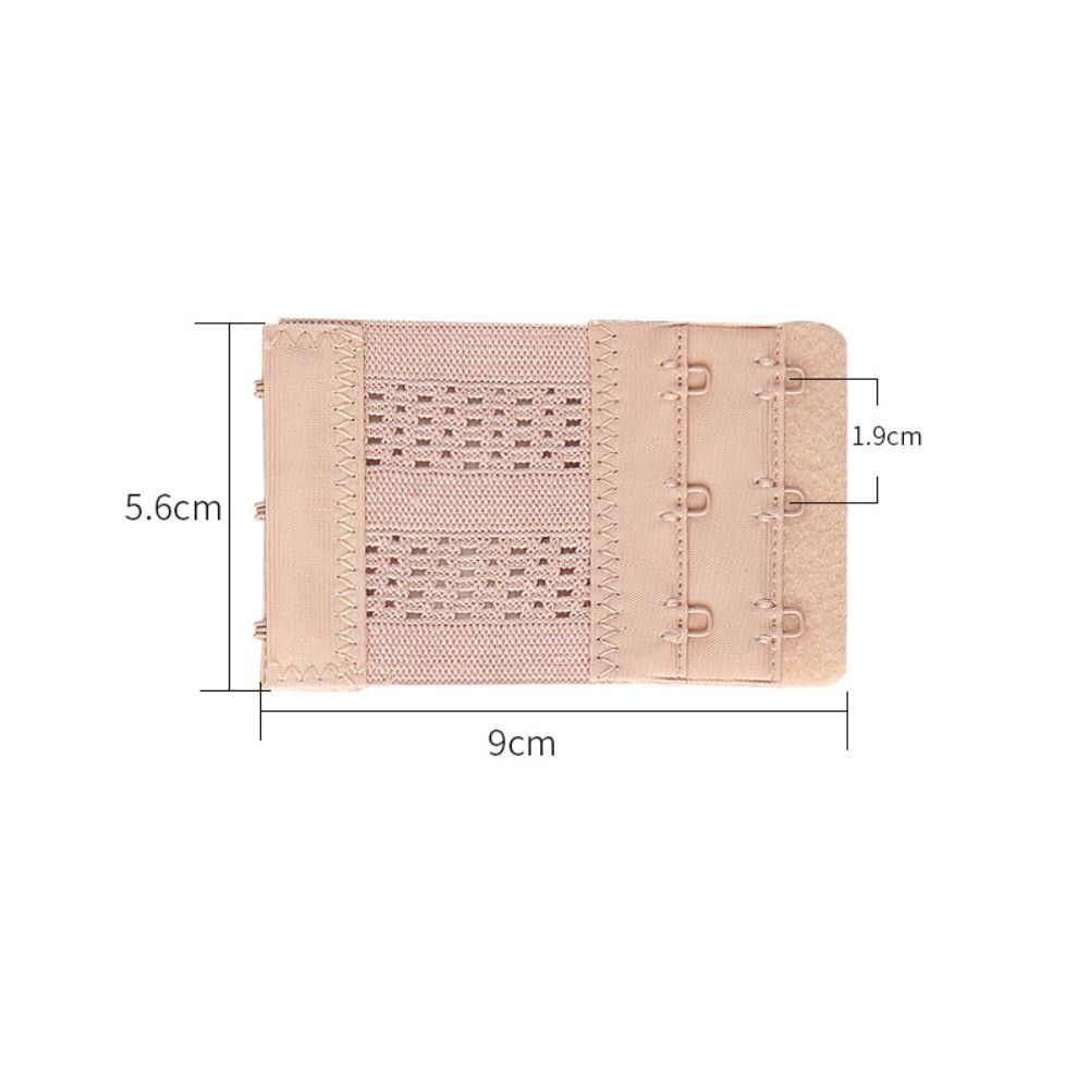 Adjustable Women Bra Extender 2 Row 3 Hooks Women's Brassiere Buckle Bra Extension Buckle Underwear Accessor