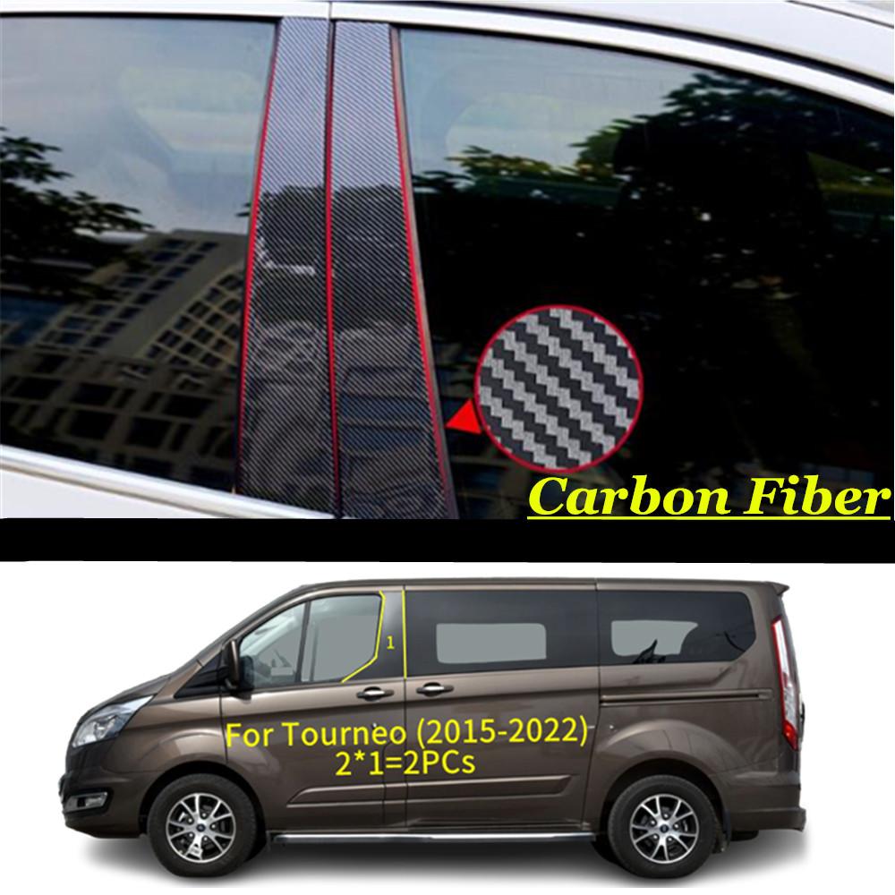 For Ford Everest Tourneo /Taurus 2015- Car PC Material Pillar Post Cover Door Trim Window Molding Sticker Plate