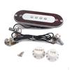 1 Set Prewired Guitar Sound Hole Pickup with &Volume Pot for 4 String Cigar Box
