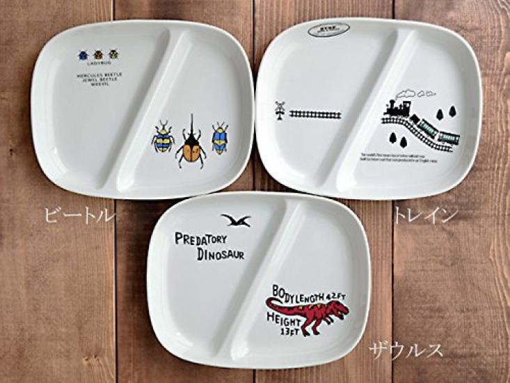 EAST Table Children's Lunch Plate 21.8cm Insect for Boys TOTOY Made In Japan Children's Tableware Cute Dishwasher Safe Microwave Safe To-01301