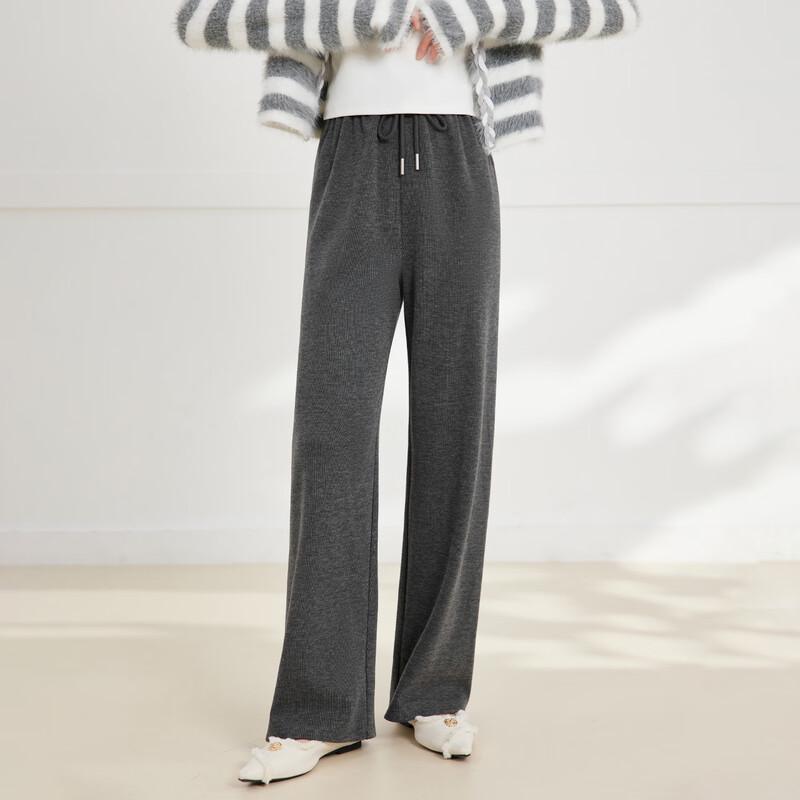 IEF 2025 Autumn Korean Style Wide-Leg Pants