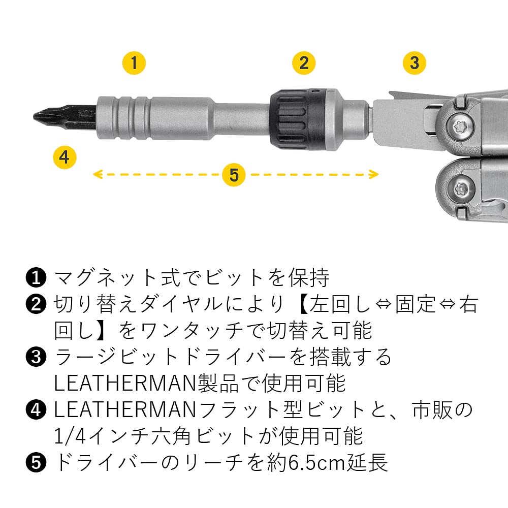 LEATHERMAN Multi-Tool Hand Tool RATCHET DRIVER [Genuine Japanese Product] 2 Year Warranty LTJ Product