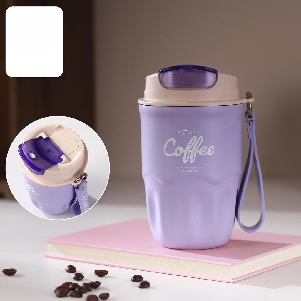 Intelligent Temperature Measuring Hand To Improve The Value of Mug 316 Stainless Steel Coffee Cup Household Heat-resistant Portable Water Cup