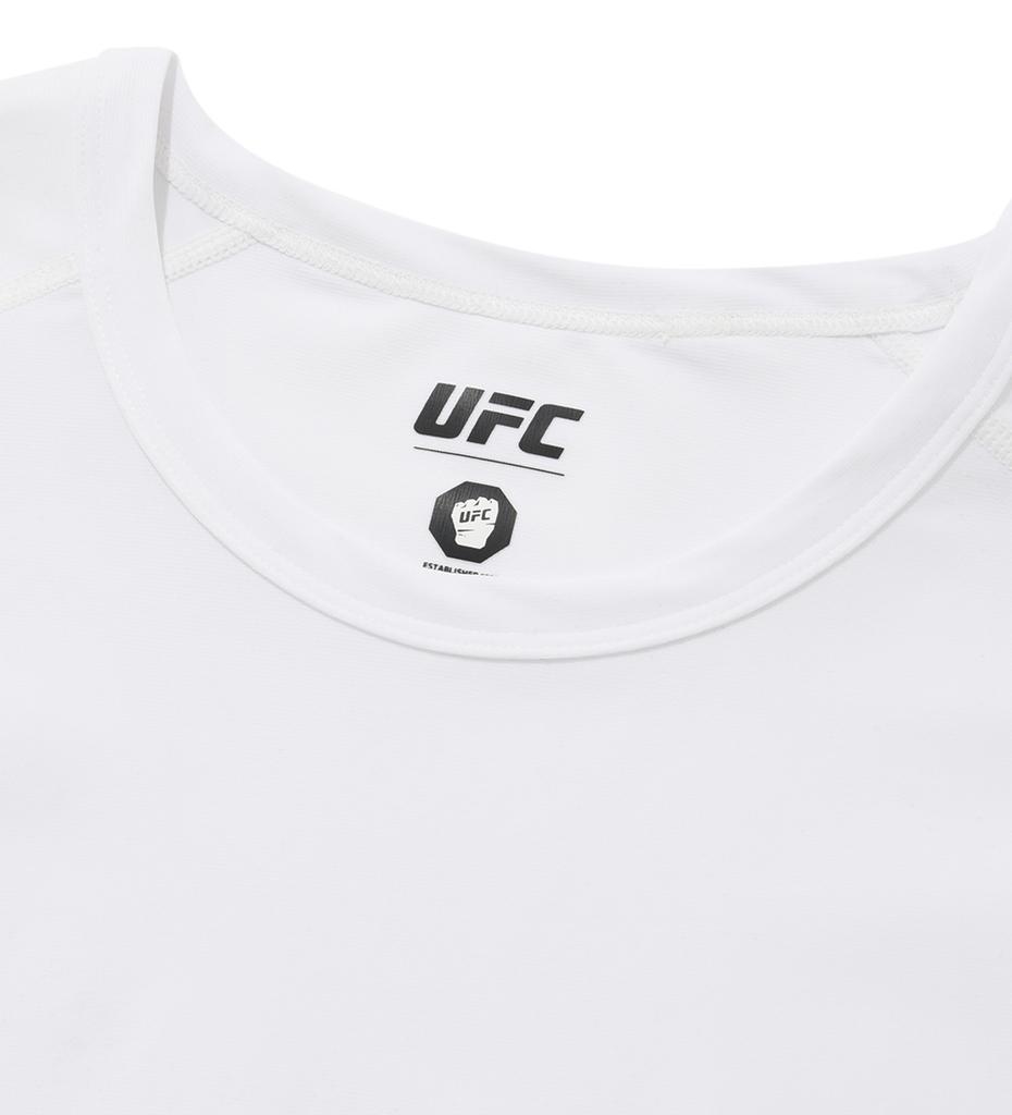 UFC SPORT Ufc Tension Muscle Fit Short Sleeve T-Shirt White U4Ssu2321Ow