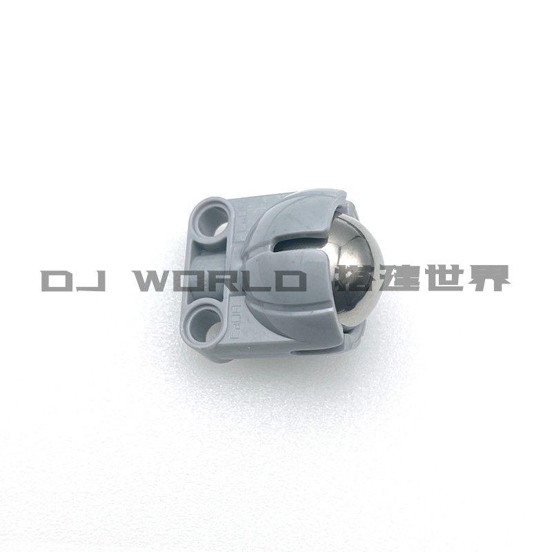 

Double E Ka Match Building Block Parts EV3 Applicable Lego 92910+92911 Stainless Steel Steering Ball Universal Wheel 92911 light gray + stainless steel ball