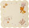 Marushin Mini Tom and Sweet Home 25 x 25 cm Towel, Jerry, Yellow, 4105021700, Approx.