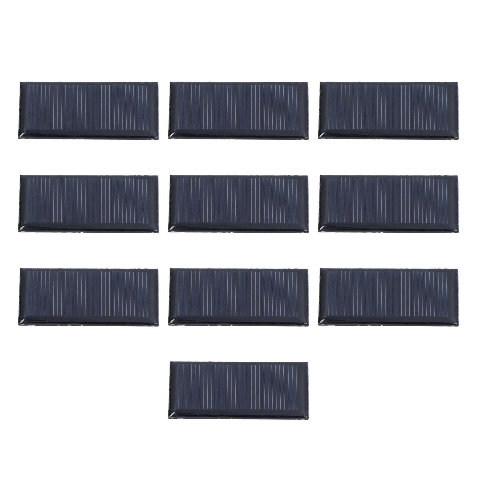 

10pcs Small Solar Cell Weather Resistant DIY Solar Panel Module for Science Projects Toy Light 0.15W 5V