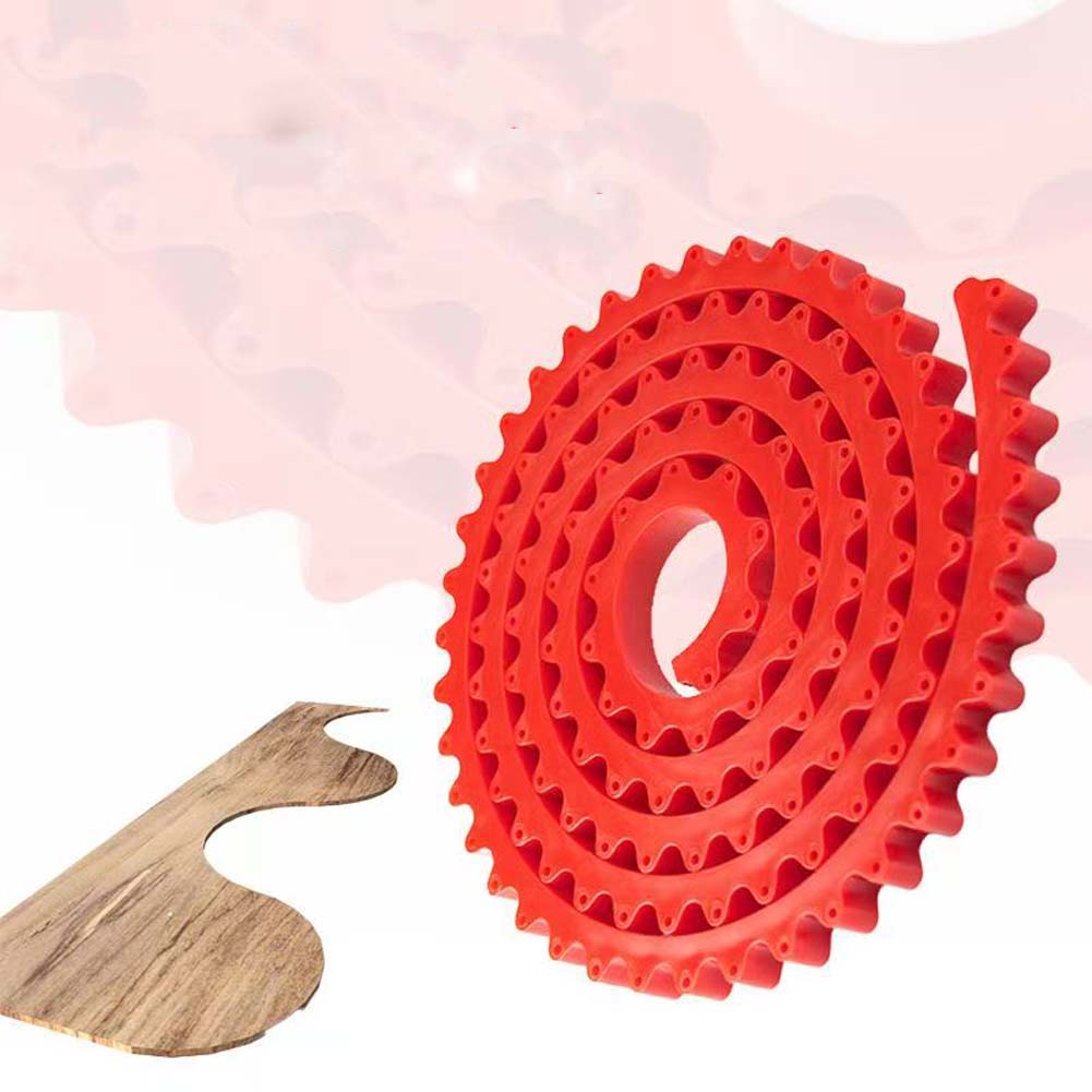 1pc 1/2M Woodworking Profiling Strip Gear Driven Flexible Curve Template Guide Adjustable Profiling Strip For Pattern Transfer
