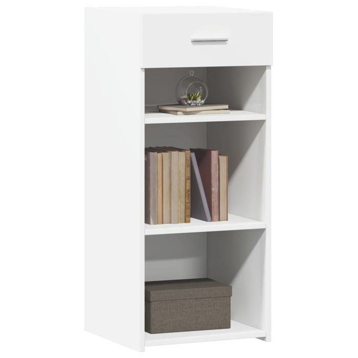 VidaXL Buffet blanc 40x42,5x93 cm bois d'ingénierie, armoire, armoire latérale, armoire de rangement, armoire, placard, 846313