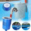 Wall Mount Above Ground Pool Surface Skimmer Adjustable Floating Pool Filter Automatically Cleans Removes Pool Accessories