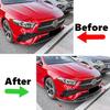 For Mercedes-Benz A-Class W177 A180 A200 A35 AMG 2023+ Front Bumper Spoiler Lip Lower Body Kit Diffuser Splitter Tuning Guard