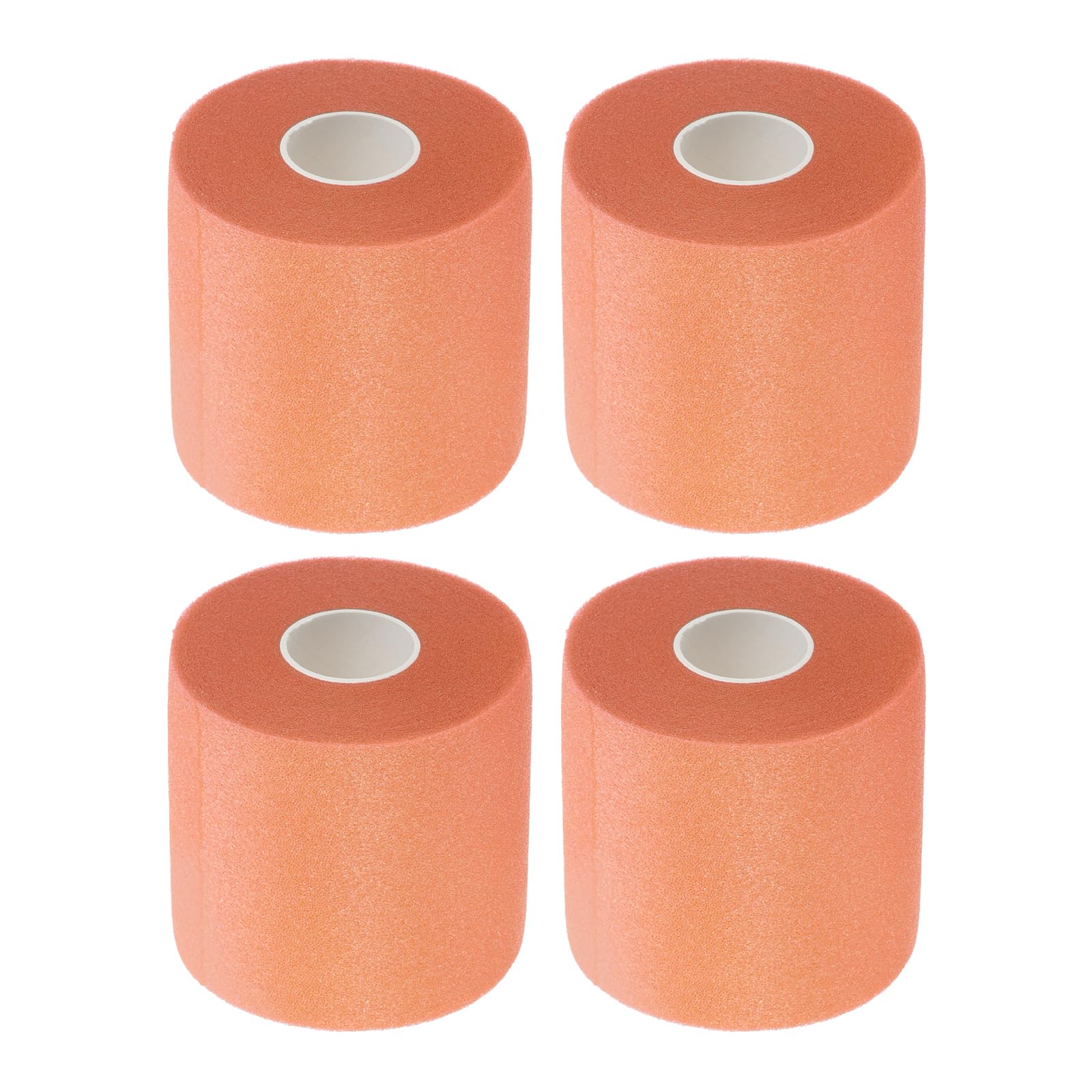 

PATIKIL Поролоновая спортивная лента x 30 4 Оранжевая предварительная обмотка, 2,75 ярда, рулоны, неклейкая предварительная обмотка, повязка на голову, для волос, футбол, спорт, запястье, локоть, колено, оранжевый