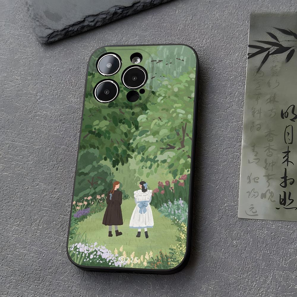 

Cartoon Anne Of Green Gables Phone Case Funda For Iphone 13 17 16 11 15ProMax 14 12 Pro Xs Max Mini Xr X 7 8 6 6s Plus Covers iPhone 16