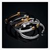 European & American Stainless Steel Two-Tone Woven Bracelet - Versatile Women's Accessory (10MM)