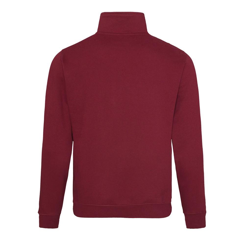 Awdis Mens Sophomore Zip Neck Sweatshirt