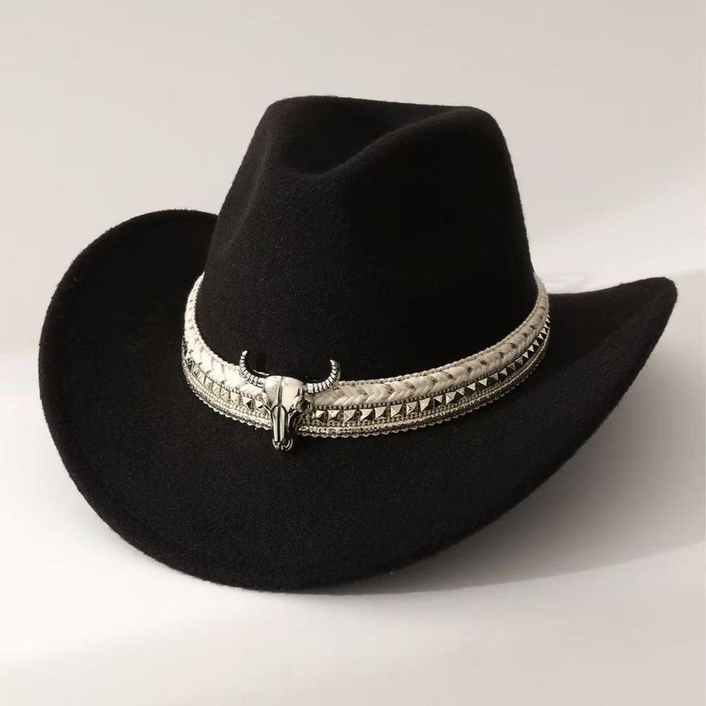 Neue Herzförmige Cowboykopf-Accessoires Cowboyhut Filzhut Neuer Outdoor-Hut für Herren und Damen Ritterhut