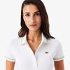 Lacoste Women's Slim Fit Piping Detail Polo Shirt DF5284-56G3SM