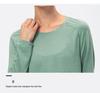 Women's Slimming Long Sleeve Quick-Dry Yoga Shirt for Running & Training