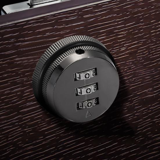 1 Set Digital Password Lock Thickened 3-digit Design Zinc Alloy Mailbox Drawer Security Number Code Lock Daily Use