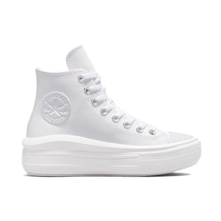Converse Chuck Taylor All Star Move Comfortable Thick Sole Casual Slip Resistant Durable High Top Canvas Shoes Women Sneakers White 571622C