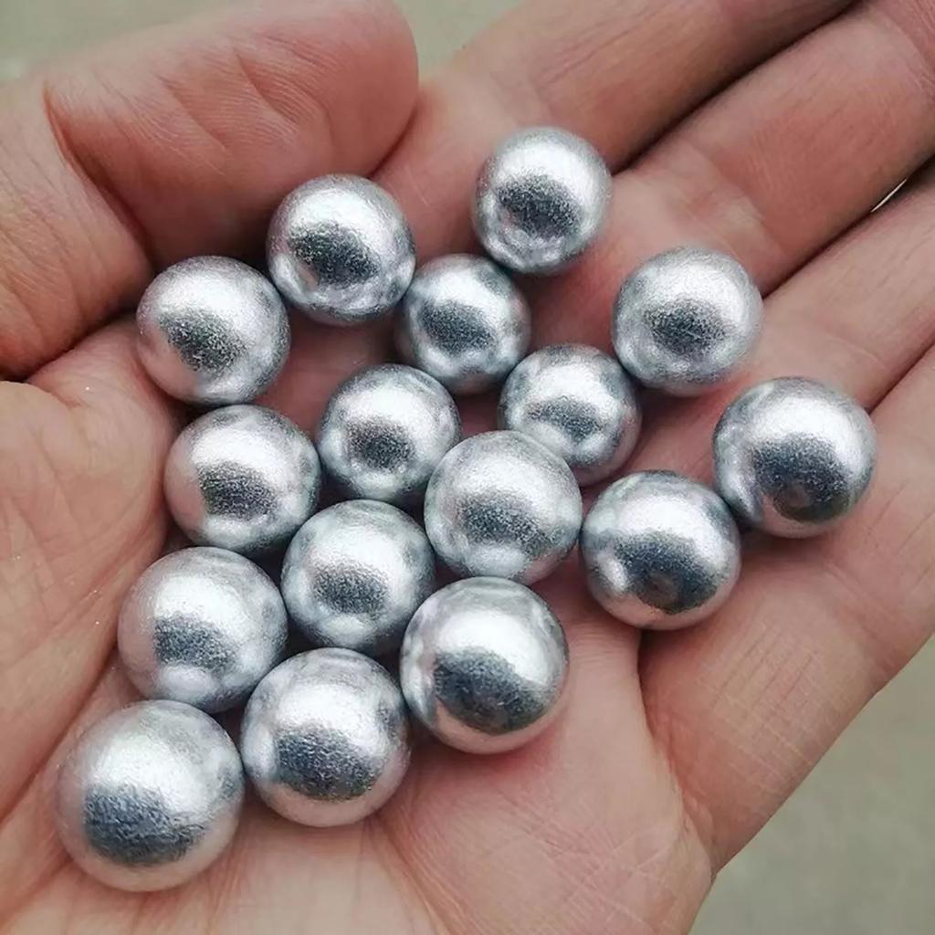 Lotto da 1~10000 Pezzi Ø da 0,5 mm a 70 mm Palla di Alluminio di Precisione Sfere Solide Sfere Rotonde di Alluminio Cuscinetti a Sfera Perline di Alluminio di Alta Qualità
