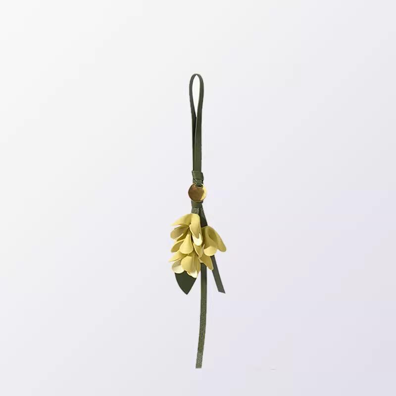 Osmanthus Pendant: Handmade Chinese Style Keychain & Bag Charm