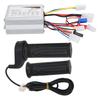 36V 500W Controller Throttle Grip Handlebar Kit Electric Bicycle Scooter Accessory