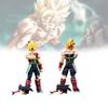 Super Saiyan Gk Double Head Sculpted Collectible Figure 24cm Pvc Model Toy