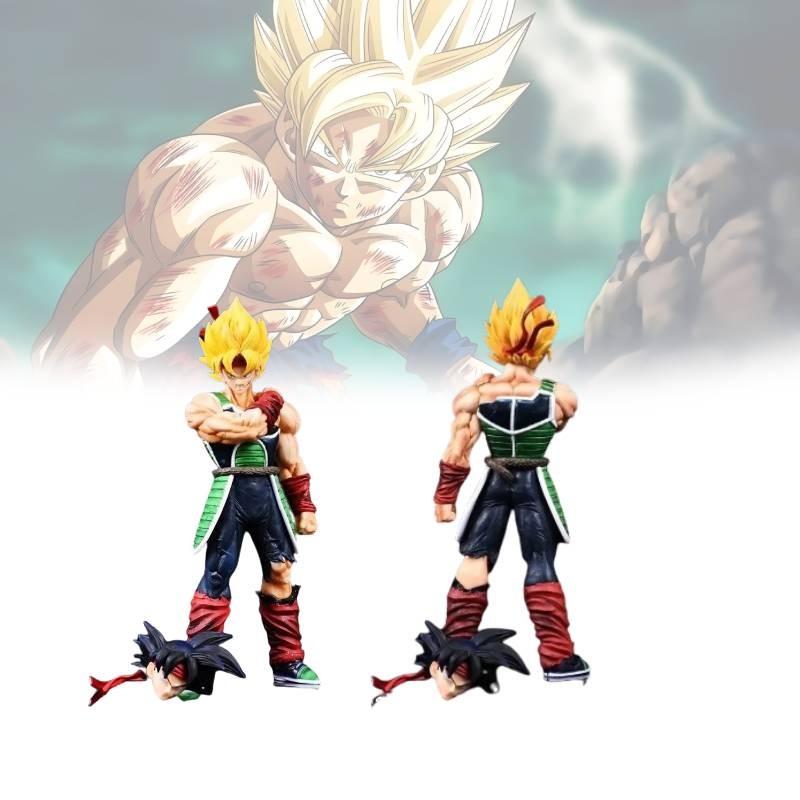 Super Saiyan Gk Double Head Sculpted Collectible Figure 24cm Pvc Model Toy