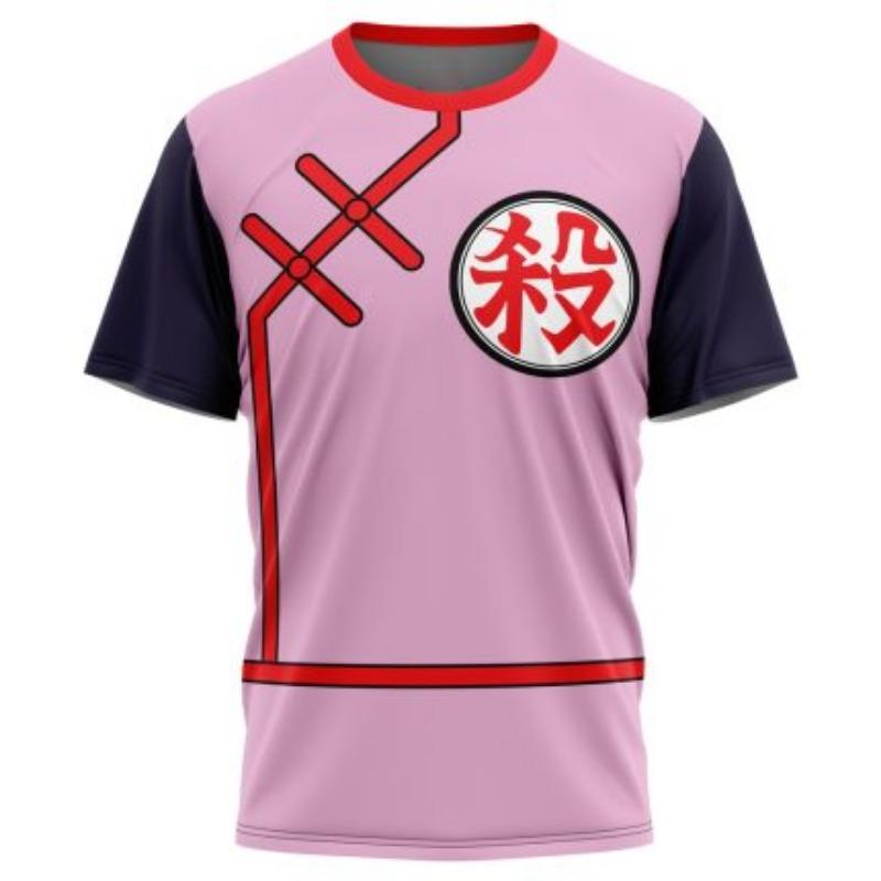Cartoon Sports Short Sleeve Anime Casual Summer Men's T-shirt 3D Digital Printing Japanese Anime Quick Dry Mesh