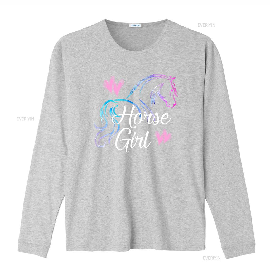 HORSE GIRL T Shirt Love Horses Riding Rider Women  vintage Washed Top For Everyday Wear fashion Slightly Unisex Versatile
