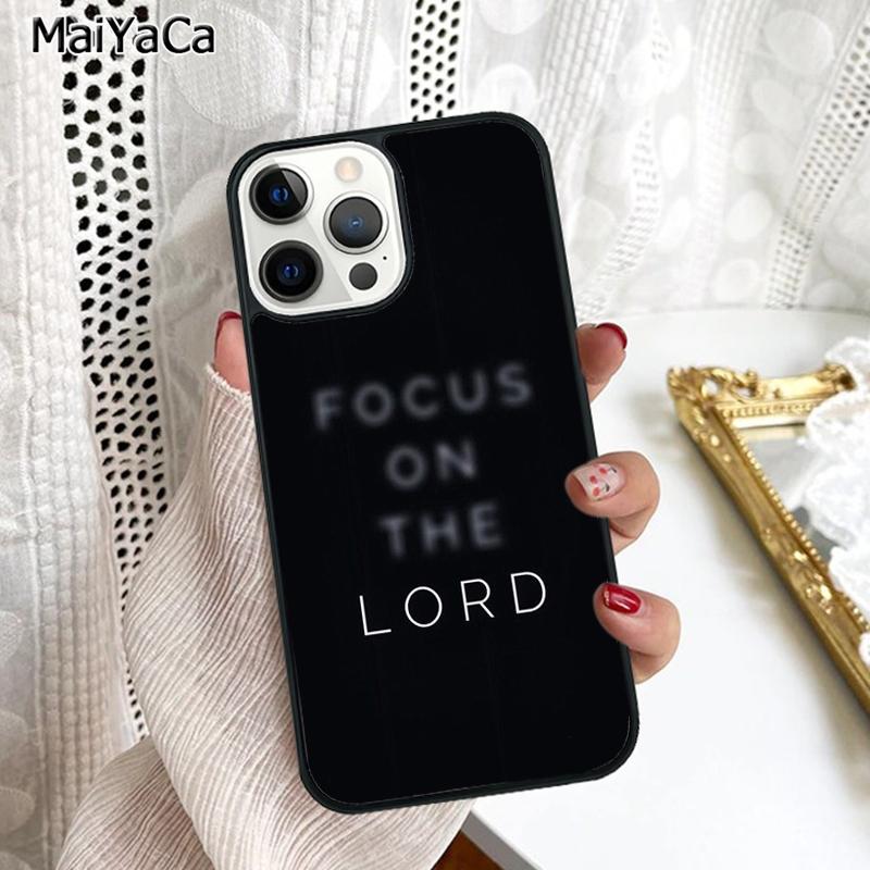 Bible Jesus Christ Christian Quotes Phone Case Cover For iPhone 17 Air 16 16e 15 Plus 11 12 13 14 Pro Max Coque