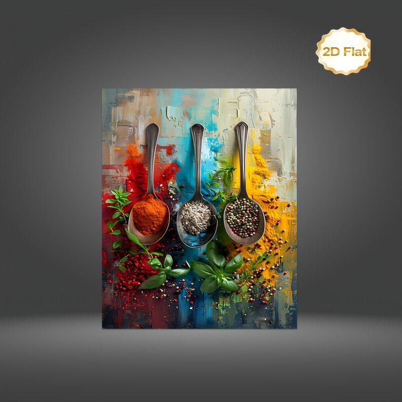 Retro Metal Tin Sign Spices Kitchen Bar Cafe Restaurant Wall Art Decor