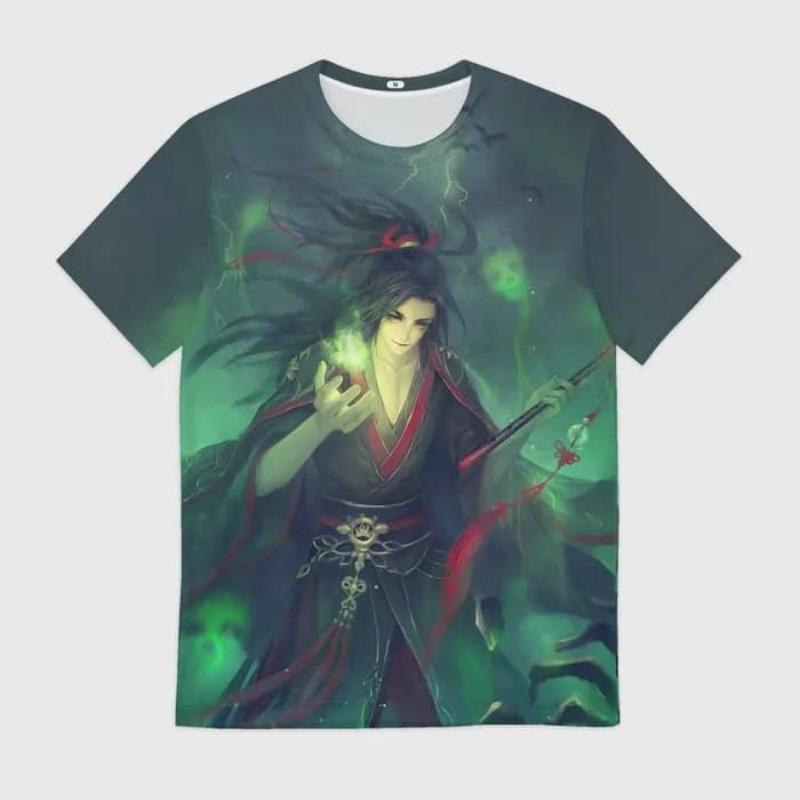 Pánské Módní 3D Tištěné Pánské Tričko Kulatý Výstřih Krátký Rukáv Trendy Street Wear