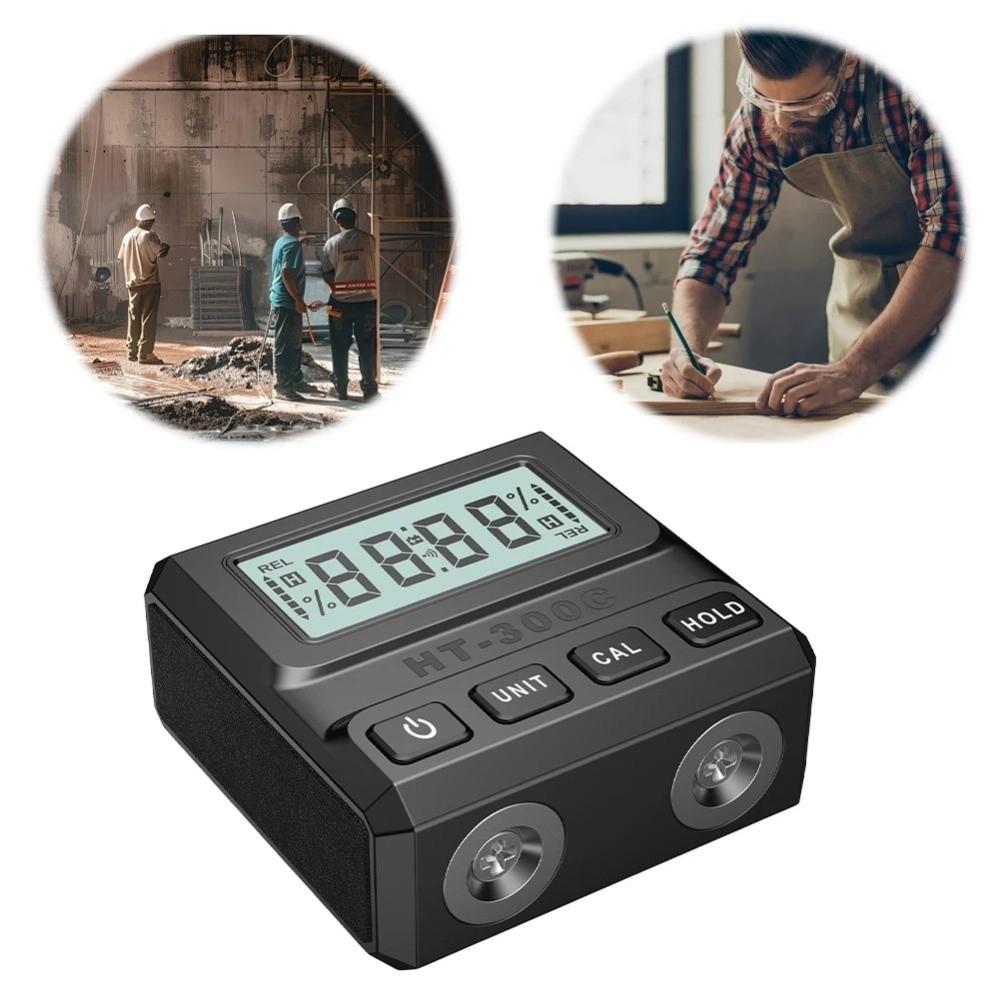 4*90° Angle Digital Protractor With Magnetic Base Electronic Inclinometer  Woodworking Tool