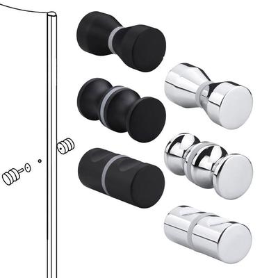 Klamka do drzwi szklanych 30 mm Jednotorowa Małe Pokrętło Do Szafki Wystawowej Szafy Szuflady Klamka do drzwi ze stopu aluminium Do szkła o grubości 6~16 mm
