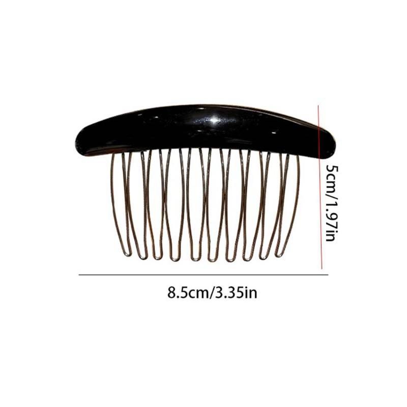 Korean Inserted Comb Bow Hair Comb Adornment Hair Clip Versatile Simple Anti-Skid Curl Bangs Side Top Clip Hairaccessoires