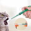 2 Piece Portable Pet Medication Device Soft Silicone Feeder Accurate Dosing System For Travel Friendly Use
