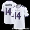 Baltimore Ravens 14 Hamilton Football Trikot Herren Spieltag Sportuniform