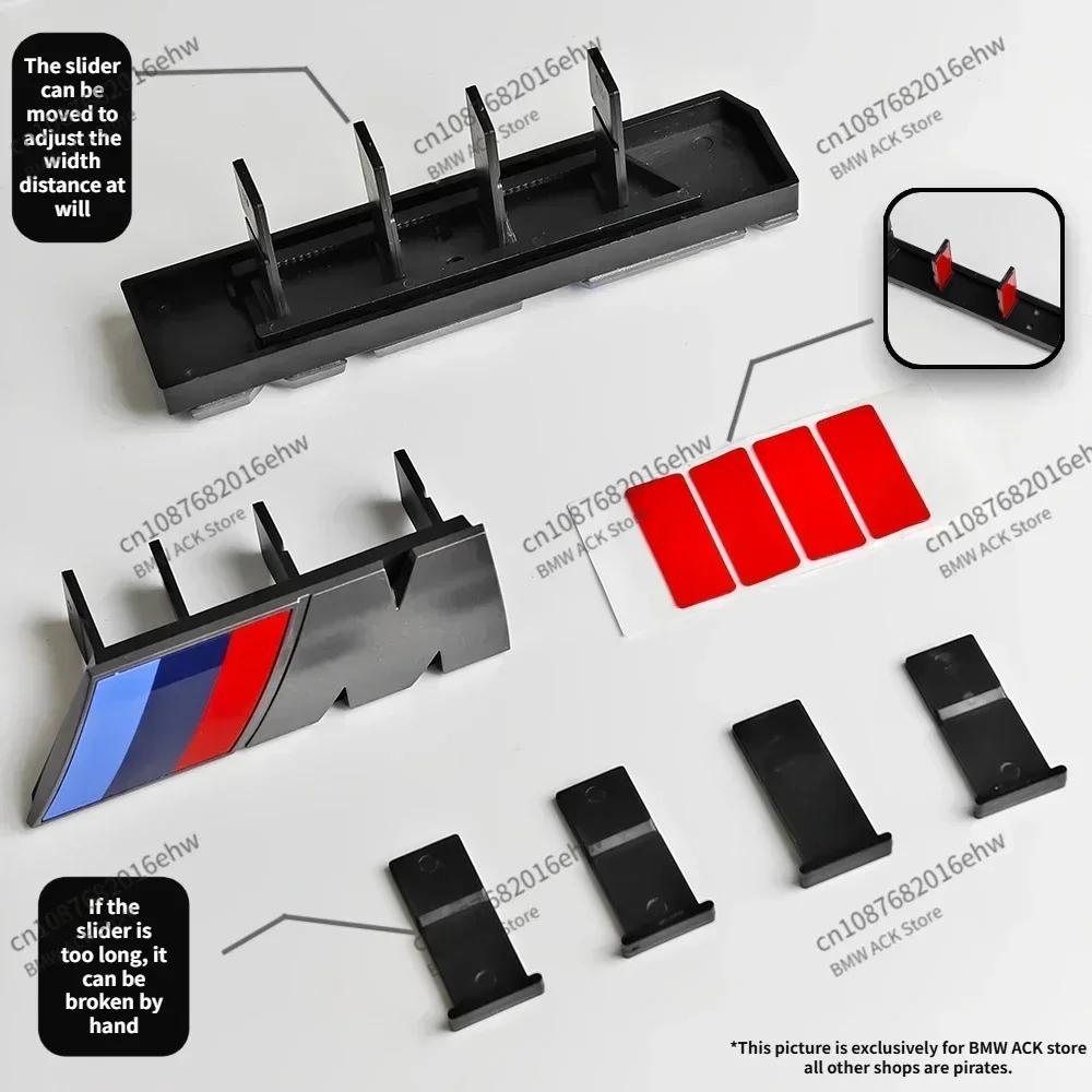 LREFV1 2025 Hot For BMW M Logo X1 X2 X3 X4 X5 X6 F48 G01 E84 E83 F39 F10 F30 G11 G07 G86 G80 G60 E60 E46 3D Car Front Grille Badge Embl