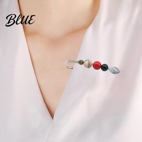 Brooch Alloy Pin Wear-Resistant Anti-Rust Elegant Imitation Stone Design Anti-rust