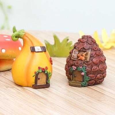 Manualidades DIY Miniaturas Figuras de Hadas Mini Casa Decoración de Jardín Paisaje Micro Resina.