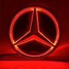 MBK2  C200 E200 New 2025 For Mercedes Benz Car Front Grill Logo Light mirror face LED Badge For Mercedes Benz W166 GLS350 AMG/GLS63 X2