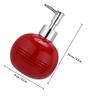 1Pcs Ceramic Pump Bottle Lotion Packing Squeeze Dispenser Portable Press Bottle for Travel Bathroom Makeup Use Red