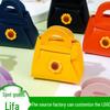 Multicolor Korean PU Leather Mini Wallet, Keychain Charm, and Sunflower Bag
