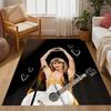 Taylor Swift's Glittery Performance Floor Mat Perfect for Decorate room Bedrooms Dining Room Playrooms Antislip Carpet Decorate Offices