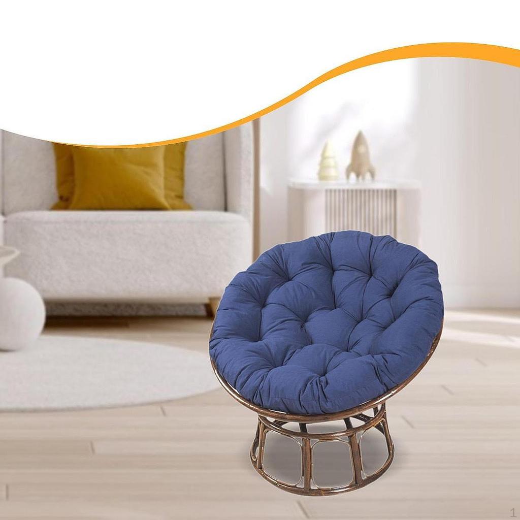 Circular Chair Cushion for Floor Use, Pet-Friendly Pad Hanging Basket Chairs, Seat