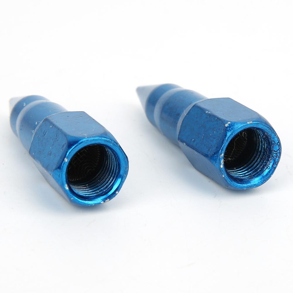 2 Pcs Grse Nozzle All Steel Needle Nose Dispenser Grse Accessory Less thanbr(Blue )